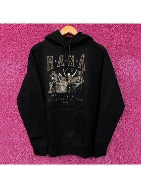 Maná Vivir Sin Aire Tour Rock Band Hoodie Medium